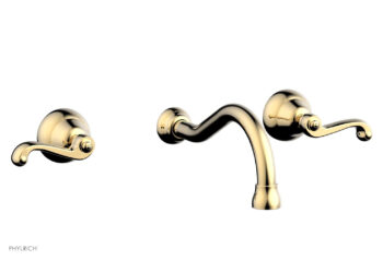 Phylrich REVERE & SAVANNAH Wall Lavatory Set DWL102 - Satin Brass