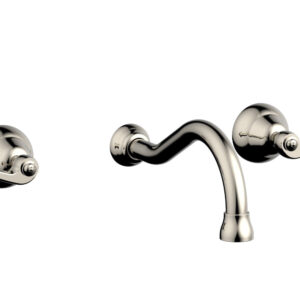 Phylrich REVERE & SAVANNAH Wall Lavatory Set DWL102 – Polished Nickel