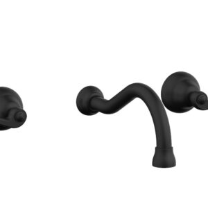 Phylrich REVERE & SAVANNAH Wall Lavatory Set DWL102 – Matte Black