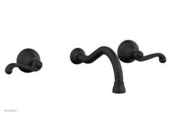 Phylrich REVERE & SAVANNAH Wall Lavatory Set DWL102 - Matte Black