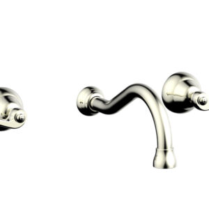 Phylrich REVERE & SAVANNAH Wall Lavatory Set DWL102 – Satin Nickel