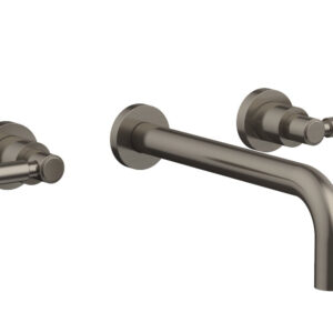 Phylrich BASIC Wall Lavatory Set 10″ Spout – Lever Handles DWL130-10 – Pewter