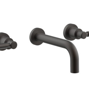 Phylrich BASIC Wall Lavatory Set 7 1/2″ Spout – Lever Handles DWL130 – Oil Rubbed Bronze