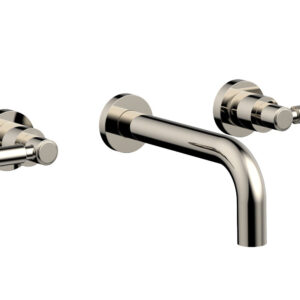 Phylrich BASIC Wall Lavatory Set 7 1/2″ Spout – Lever Handles DWL130 – Polished Nickel