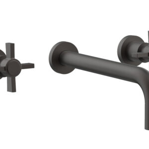 Phylrich BASIC Wall Lavatory Set 10″ Spout – Blade Cross Handles DWL137-10 – Oil Rubbed Bronze