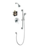 Dawn® Everglades Series Shower Combo Set Wall Mounted Showerhead with Slide bar handheld shower, Chrome