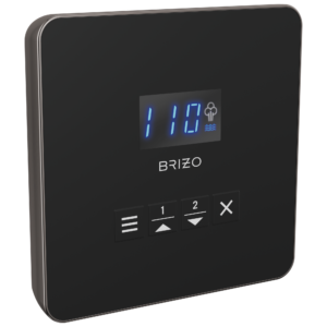 Brizo Other: Mystix™ Square Steam Control In Brilliance Black Onyx