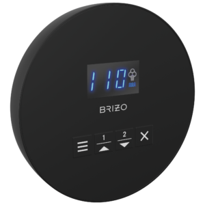 Brizo Other: Mystix™ Round Steam Control In Matte Black