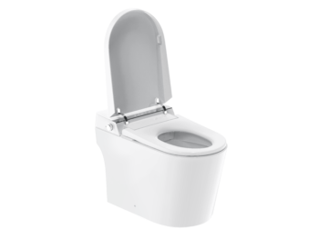 Trone Zendoro Smart Bidet Toilet Combo with Toe Touch Sensor, Auto-Open/Close, Digital Display, Heated Seat, Night Light, Auto-Flush, 1.6/1.1 GPF, White - Image 2