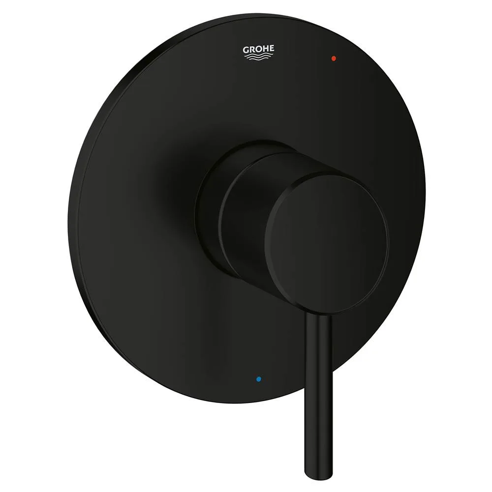 Grohe Pressure Balance Valve Trim With Cartridge in Matte Black