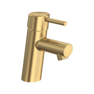 Grohe Single Hole Single-Handle S-Size Bathroom Faucet 1.2 Gpm in Brushed Cool Sunrise