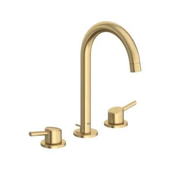Grohe 8-Inch Widespread 2-Handle L-Size Bathroom Faucet 1.2 Gpm in Brushed Cool Sunrise