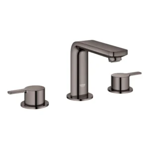Grohe 8-Inch Widespread 2-Handle M-Size Bathroom Faucet 1.2 Gpm in Hard Graphite