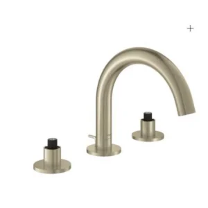 Grohe 8-Inch Widespread 2-Handle S-Size Bathroom Faucet 1.2 Gpm in Brushed Nickel