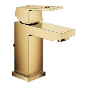 Grohe Single Hole Single-Handle S-Size Bathroom Faucet 1.2 Gpm in Brushed Cool Sunrise