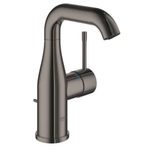 Grohe Single Hole Single-Handle M-Size Bathroom Faucet 1.2 Gpm in Hard Graphite
