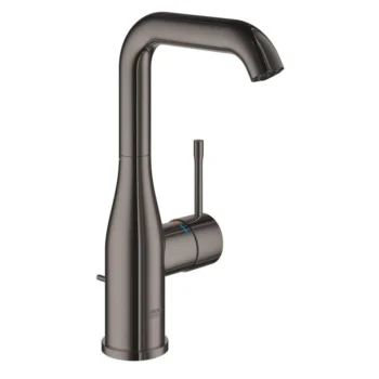Grohe Single Hole Single-Handle L-Size Bathroom Faucet 1.2 Gpm in Hard Graphite