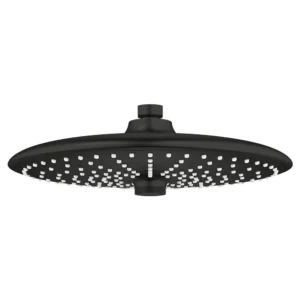 Grohe 260 Shower Head, 10 – 3 Sprays, 1.75 Gpm in Matte Black