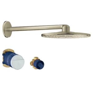 Grohe 310  Shower Head Set, 12 – 2 Sprays, 1.75 Gpm in Brushed Nickel