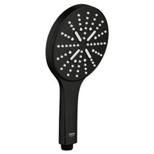 Grohe Hand Shower – 3 Sprays, 1.75 Gpm in Matte Black