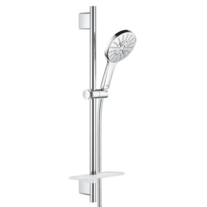 Grohe 24 Shower Slide Bar Kit – 3 Sprays, 1.75 Gpm in Chrome