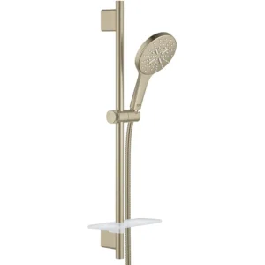 Grohe 24 Shower Slide Bar Kit – 3 Sprays, 1.75 Gpm in Brushed Nickel