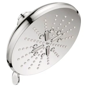 Grohe Shower Head, 6-1/2 – 3 Sprays, 1.75Gpm in Chrome
