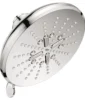 Grohe Shower Head, 6-1/2 – 3 Sprays, 1.75Gpm in Chrome