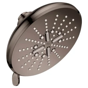 Grohe Shower Head, 6-1/2 – 3 Sprays, 1.75Gpm in Hard Graphite