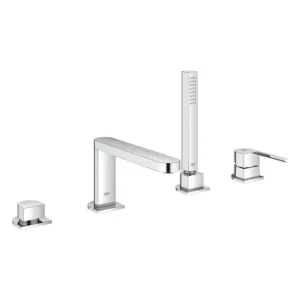 Grohe 4-Hole Single-Handle Deck Mount Roman Tub Faucet With 1.75 Gpm Hand Shower in Chrome
