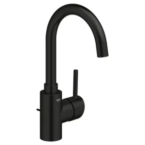 Grohe Single Hole Single-Handle L-Size Bathroom Faucet 1.2 Gpm in Matte Black