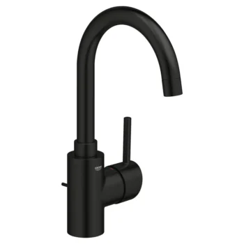 Grohe Single Hole Single-Handle L-Size Bathroom Faucet 1.2 Gpm in Matte Black