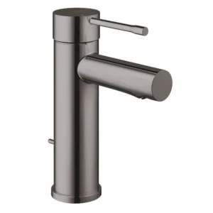 Grohe Single Hole Single-Handle S-Size Bathroom Faucet 1.2 Gpm in Hard Graphite