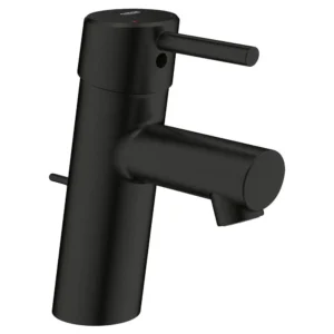 Grohe Single Hole Single-Handle S-Size Bathroom Faucet 1.2 Gpm in Matte Black