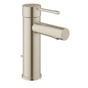 Grohe Single Hole Single-Handle S-Size Bathroom Faucet 1.2 Gpm in Brushed Nickel