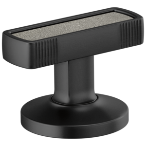Brizo Kintsu®: Widespread Lavatory Handle Kit with Concrete Insert In Matte Black