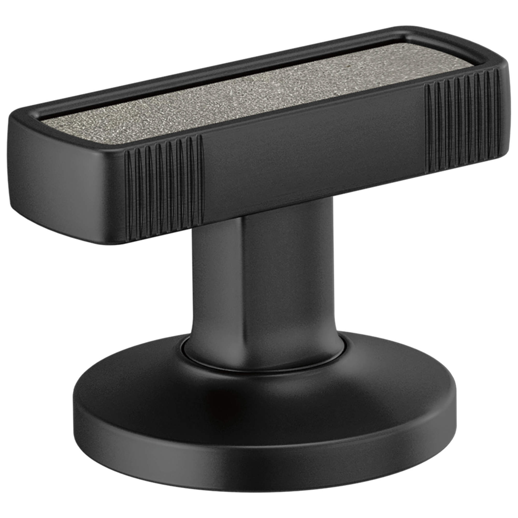 Brizo Kintsu®: Widespread Lavatory Handle Kit with Concrete Insert In Matte Black