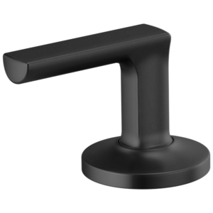 Brizo Kintsu®: Widespread Lavatory Lever Handles In Matte Black
