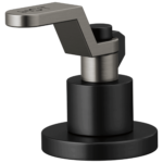 Brizo Litze®: Widespread Handle Kit - Industrial Lever In Matte Black / Luxe Steel