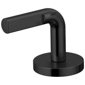 Brizo Litze®: Widespread Handle Kit – Notch Lever In Matte Black