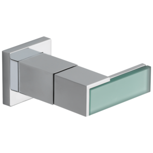 Brizo Siderna®: Wall Mount Lavatory Green Glass Lever Handle Kit In Chrome