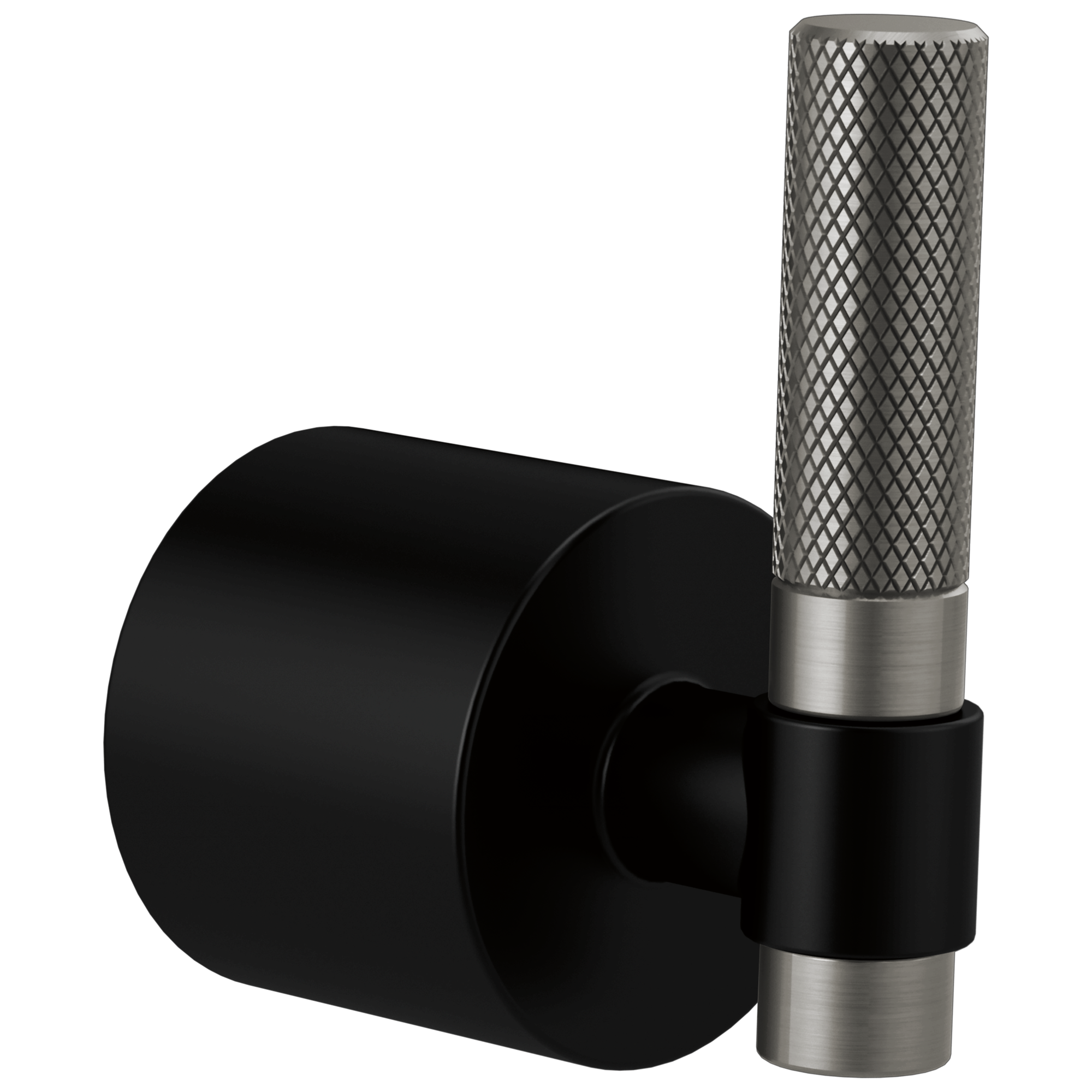 Brizo Litze®: Single-Handle Freestanding Tub Filler Handle Kit - T-Lever In Matte Black / Luxe Steel