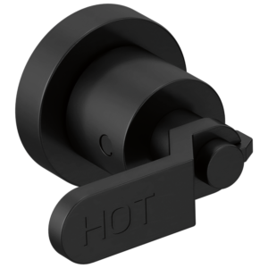 Brizo Litze®: Two-Handle Wall Mount Tub Filler Handle Kit – Industrial Lever In Matte Black