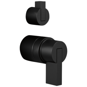 Brizo Litze®: Pressure Balance Valve Trim Handle Kit – Lever In Matte Black