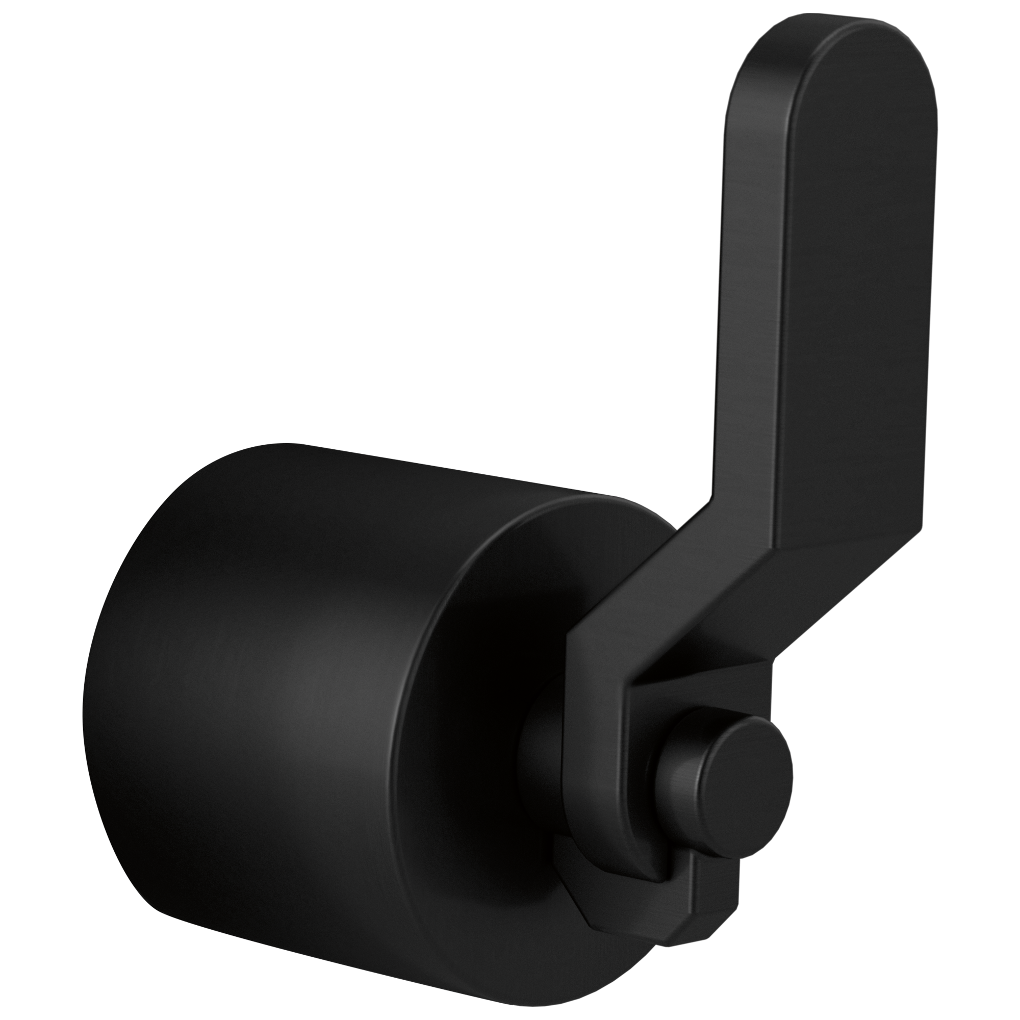 Brizo Litze®: 3 And 6 Setting Diverter Trim Handle Kit - Industrial Lever In Matte Black