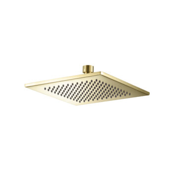 Isenberg 8" Solid Brass Showerhead / Rainhead - Square In Satin Brass