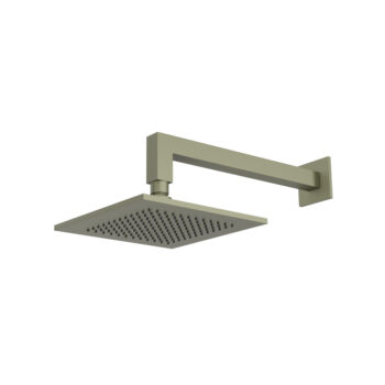Isenberg 8" Solid Brass Showerhead / Rainhead With 12" Wall Mount Shower Arm In Chrome - Image 14