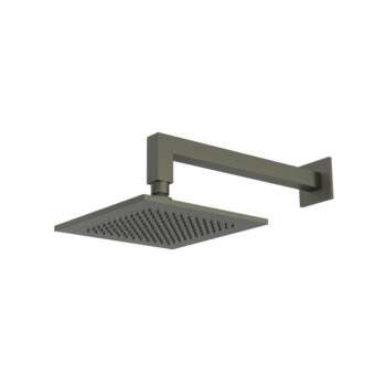 Isenberg 8" Solid Brass Showerhead / Rainhead With 12" Wall Mount Shower Arm In Chrome - Image 6