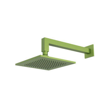 Isenberg 8" Solid Brass Showerhead / Rainhead With 12" Wall Mount Shower Arm In Chrome - Image 18