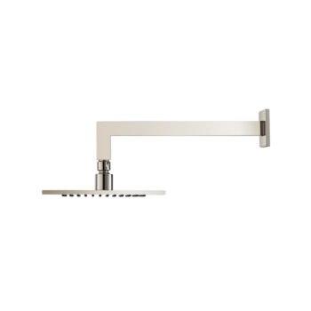 Isenberg 8" Solid Brass Showerhead / Rainhead With 12" Wall Mount Shower Arm In Chrome - Image 26